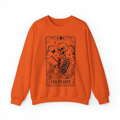 The Reader Tarot Card Unisex Heavy Blend™ Crewneck Sweatshirt