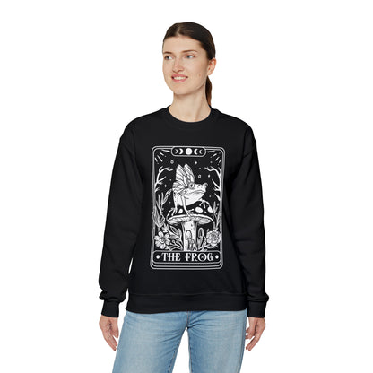 The Frog Tarot Card Unisex Heavy Blend™ Crewneck Sweatshirt