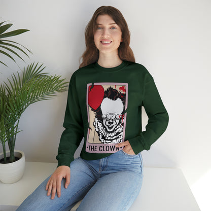 The Clown Tarot Card Unisex Heavy Blend™ Crewneck Sweatshirt