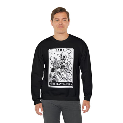 The Plant Lover Tarot Card Unisex Heavy Blend™ Crewneck Sweatshirt