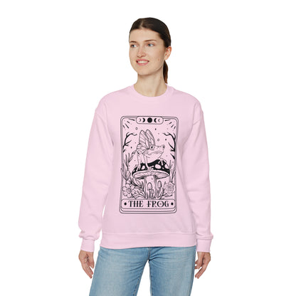 The Frog Tarot Card Unisex Heavy Blend™ Crewneck Sweatshirt