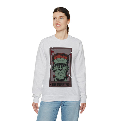 The Monster Tarot Card Unisex Heavy Blend™ Crewneck Sweatshirt