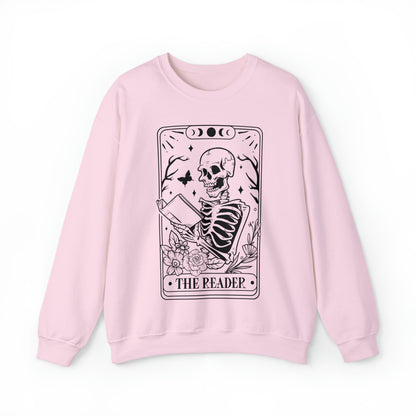 The Reader Tarot Card Unisex Heavy Blend™ Crewneck Sweatshirt