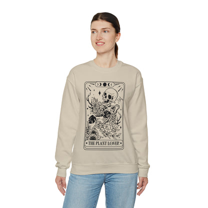 The Plant Lover Tarot Card Unisex Heavy Blend™ Crewneck Sweatshirt