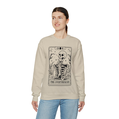 The Overthinker Tarot Card Unisex Heavy Blend™ Crewneck Sweatshirt