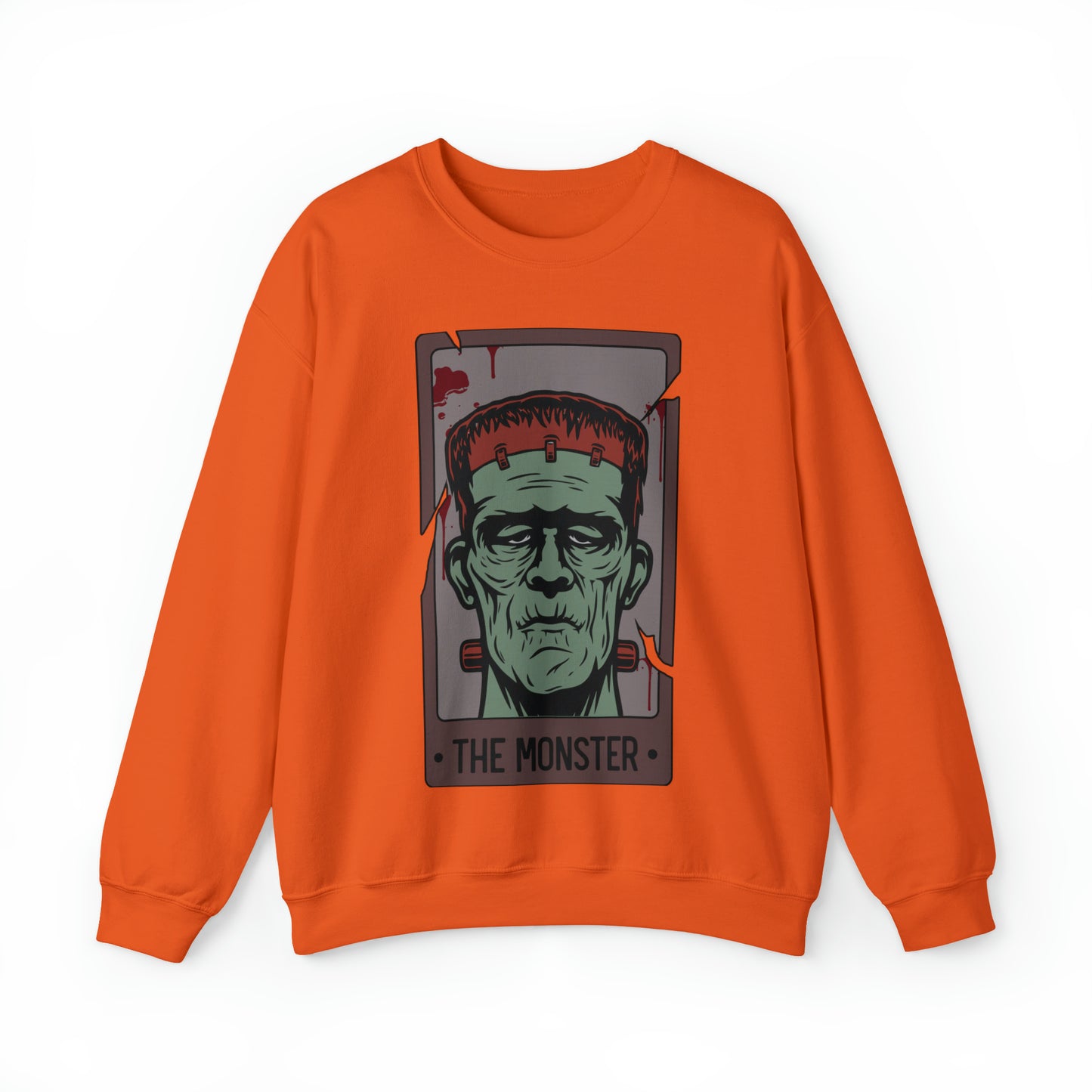 The Monster Tarot Card Unisex Heavy Blend™ Crewneck Sweatshirt