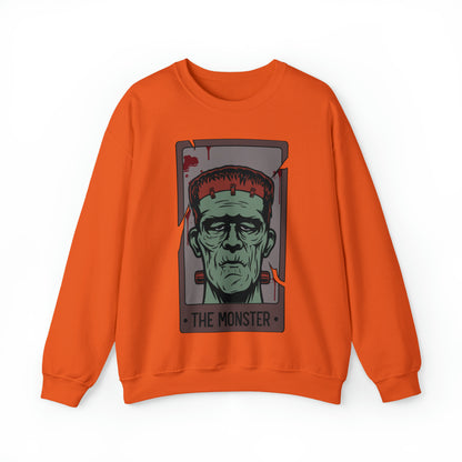 The Monster Tarot Card Unisex Heavy Blend™ Crewneck Sweatshirt