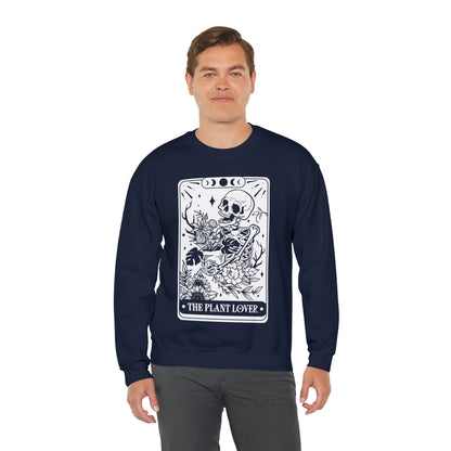 The Plant Lover Tarot Card Unisex Heavy Blend™ Crewneck Sweatshirt