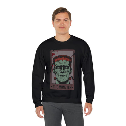 The Monster Tarot Card Unisex Heavy Blend™ Crewneck Sweatshirt