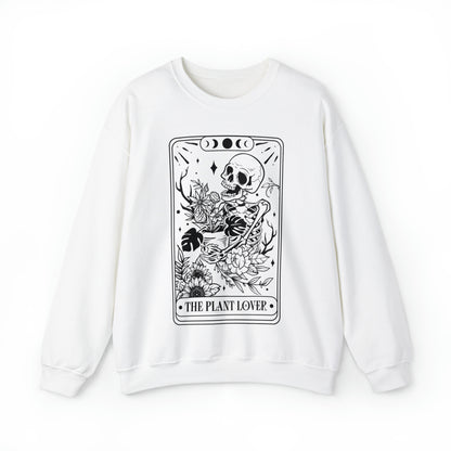 The Plant Lover Tarot Card Unisex Heavy Blend™ Crewneck Sweatshirt