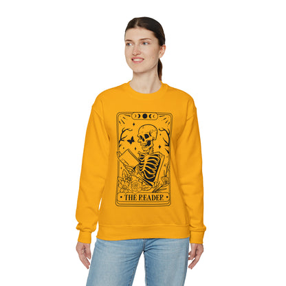 The Reader Tarot Card Unisex Heavy Blend™ Crewneck Sweatshirt