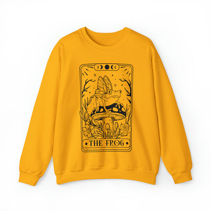 The Frog Tarot Card Unisex Heavy Blend™ Crewneck Sweatshirt