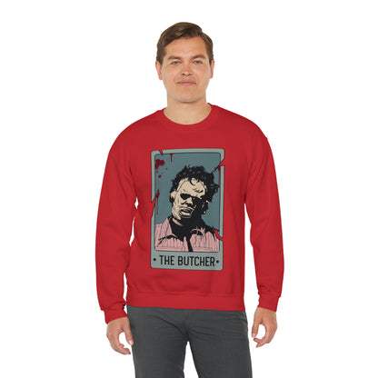 The Butcher Tarot Card Unisex Heavy Blend™ Crewneck Sweatshirt
