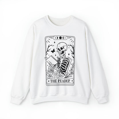 The Reader Tarot Card Unisex Heavy Blend™ Crewneck Sweatshirt
