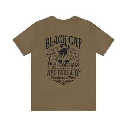 Black Cat Apothecary w/ Skull
